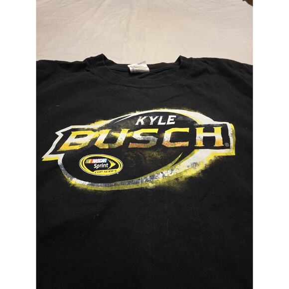 Kyle Busch #18 Chase Authentics 2012 Men's Size Xl Black Short Sleeve T-Shirt - Picture 2 of 5